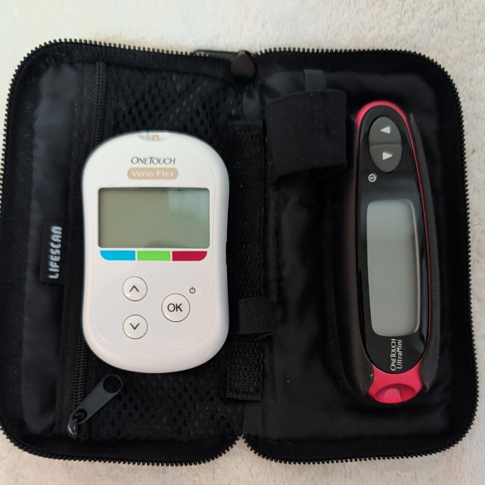 Onetouch Verio Flex Blood Glucose Meter w/ One Touch Ultra Mini